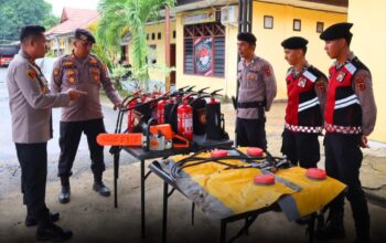 Cek Kesiapan Hadapi El Nino, Polres Tanjab Timur Pastikan Peralatan dan Personel Siaga Karhutla