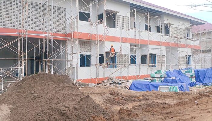 Dapur, Asrama dan Gedung Sekolah Mulai Finishing, Proyek SR Tanjabtim Kian Rampung