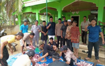 Berkah Idul Adha, Camat Muara Sabak Barat Tinjau Hewan Kurban dan Silaturahmi Bersama Warga Kampung Singkep