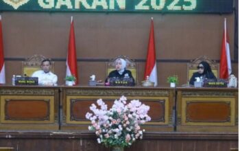 Rapat Paripurna Dalam Rangka Penyampaian Pendapat Akhir Fraksi – Fraksi DPRD Terhadap LKPJ Bupati Tanjab Timur Tahun 2025