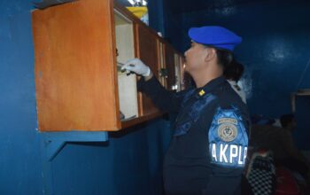 Tak Beri Celah Gangguan Keamanan, Lapas Narkotika Muara Sabak Intensifkan Razia Hunian Warga Binaan