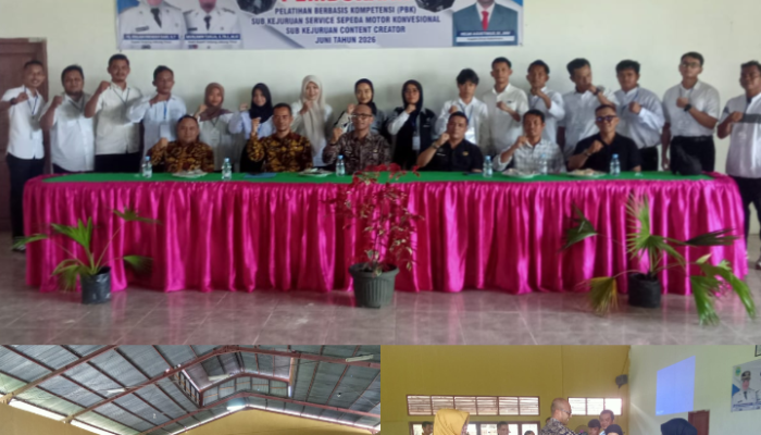 DISNAKERTRANS TANJAB TIMUR BUKA PELATIHAN KOMPETENSI, CETAK GENERASI SIAP KERJA DAN WIRAUSAHA
