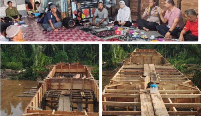 Kesepakatan Warga dan Desa Berbuah Manis, Jembatan Parit 10 Kini Hadir Lebih Representatif