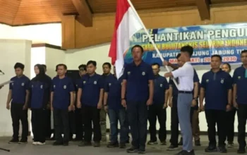 Ketua PBSI Tanjabtim Resmi Dilantik, Siap Bangkitkan Kejayaan Bulu Tangkis dan Cetak Atlet Hingga Level Nasional