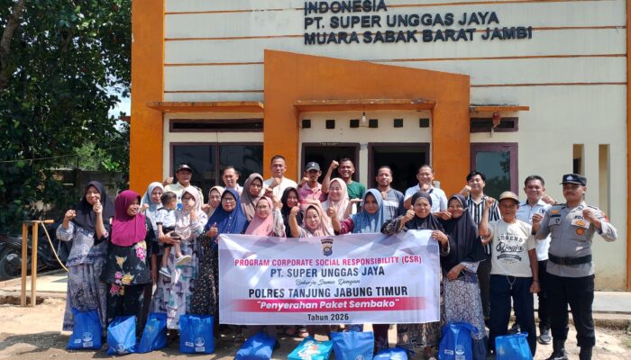 Wujud Nyata CSR, PT Super Unggas Jaya Kembali Ringankan Beban Warga Lewat Bantuan Sembako
