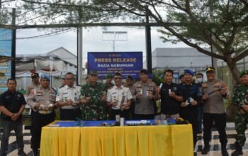 Perketat Pengawasan, Lapas Muara Sabak Bersama APH Gelar Razia Gabungan